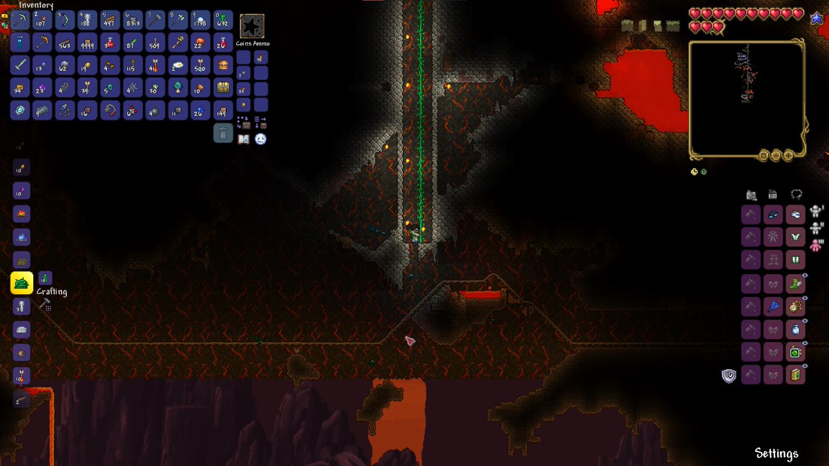 soyawn's tweet photo. found the minetrack for crimson and snow biome (๑˃ᴗ˂)ﻭ https://t.co/eGjgZb9iPS