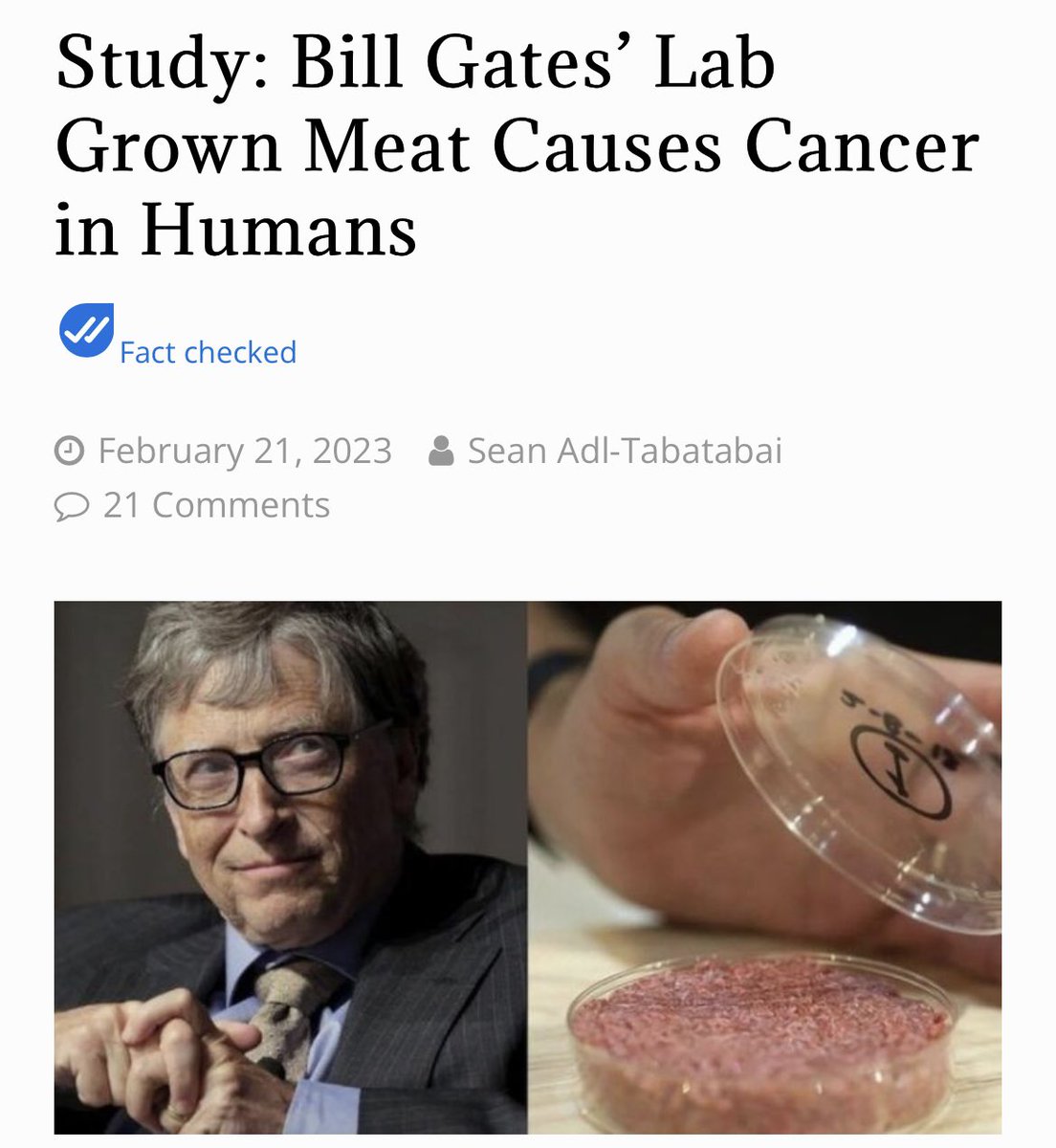 Didn’t Bill Gates say he was trying to cure cancer?