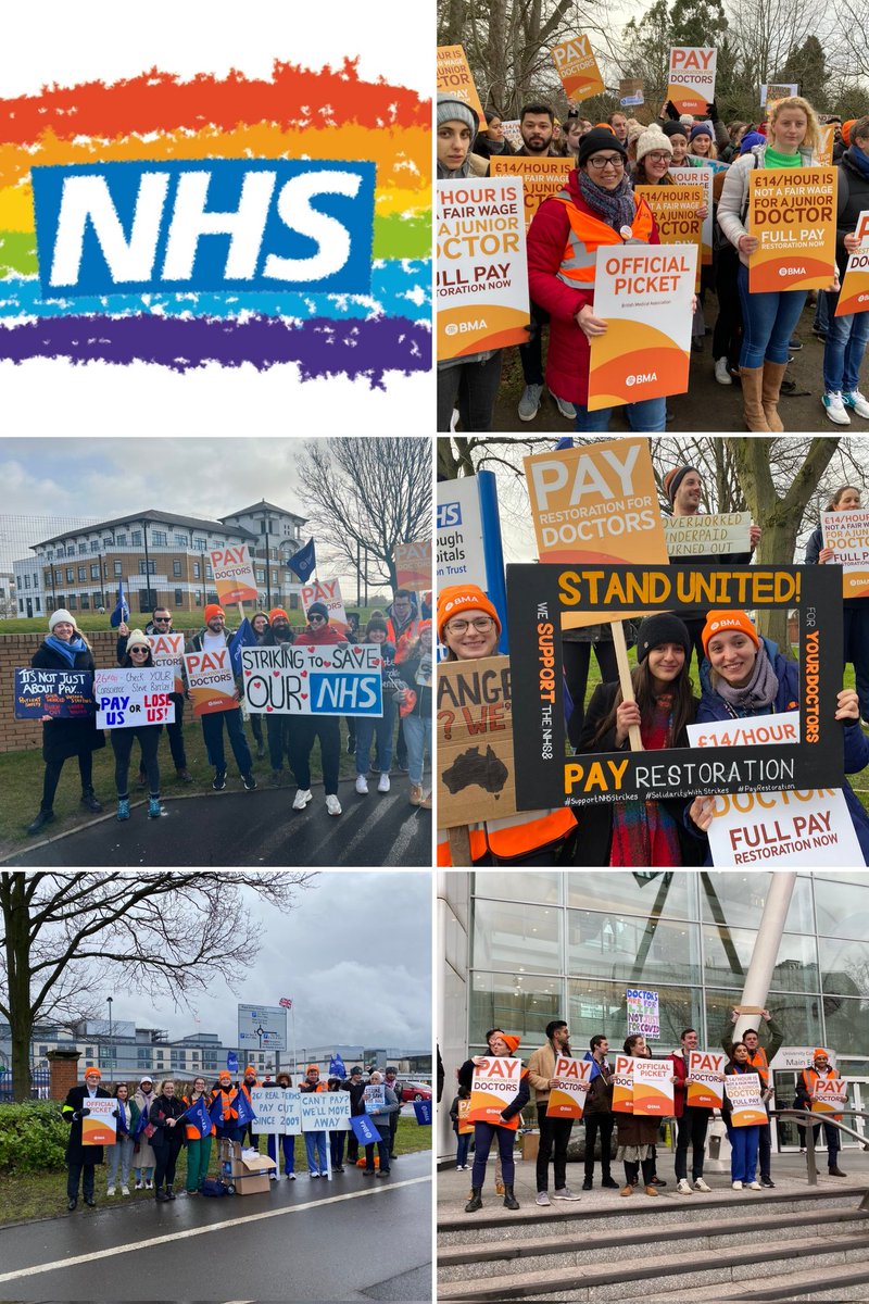 #Solidarity & #Respect to all #juniordoctors out on #picketlines across the country today .... 
#JuniorDoctorsStrike 
#EnoughIsEnough 
#SavetheNHS
#SOSNHS 
#NHSStrike
@BMA_JuniorDocs @BMA_James_Steen @BMA_SAS @Doctors_Vote @TheBMA @keepnhspublic @NHSMillion @DrJulietteBrown