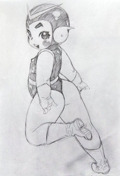 タツタイ日ですがさすがに🛕ちゃん系はまだ描いてなかったので既出の「スペースあ」とその弟「ボーイ#⃣」を貼るw 