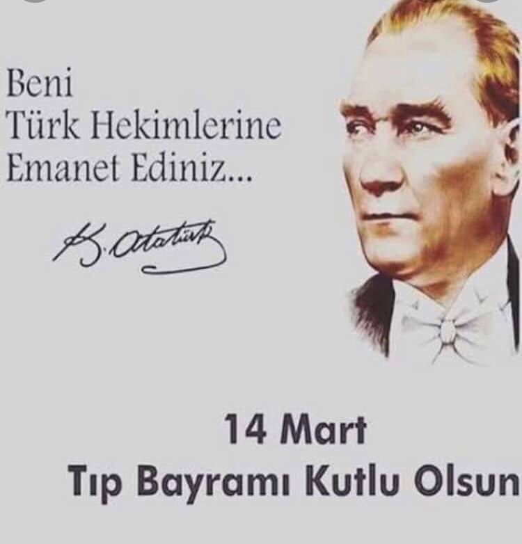 Sizlerin bizim yanımızda olduğunuz 
ülkenizi bırakıp gitmediğiniz hergün  bizim için bayram. Sizlerin #14MartTıpBayramı  muhteşem kutlanacaktır bundan emin olunuz. Gidecek olanlar bu sözü söyleyenlerdir. 
#hekimleriminyanındayım
#AzKaldı