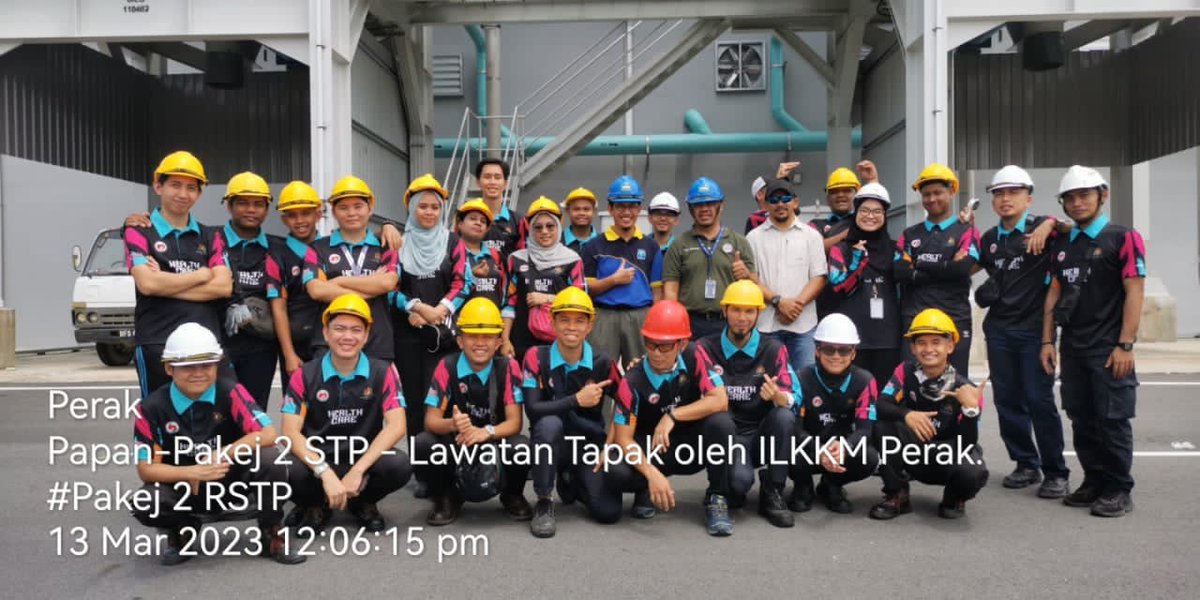 Papan2Stp's tweet photo. 13.03.2023 - Lawatan Tapak oleh Institut Latihan Kementerian Kesihatan Malaysia (ILKKM) Sultan Azlan Shah Perak.

IPOH RSTP menerima kunjungan seramai 24 pelatih dari Program Kursus Sijil Pembantu Kesihatan Awam bagi tahun Tahun 1 Semester 2 yang diketuai oleh https://t.co/Pkc46s006u