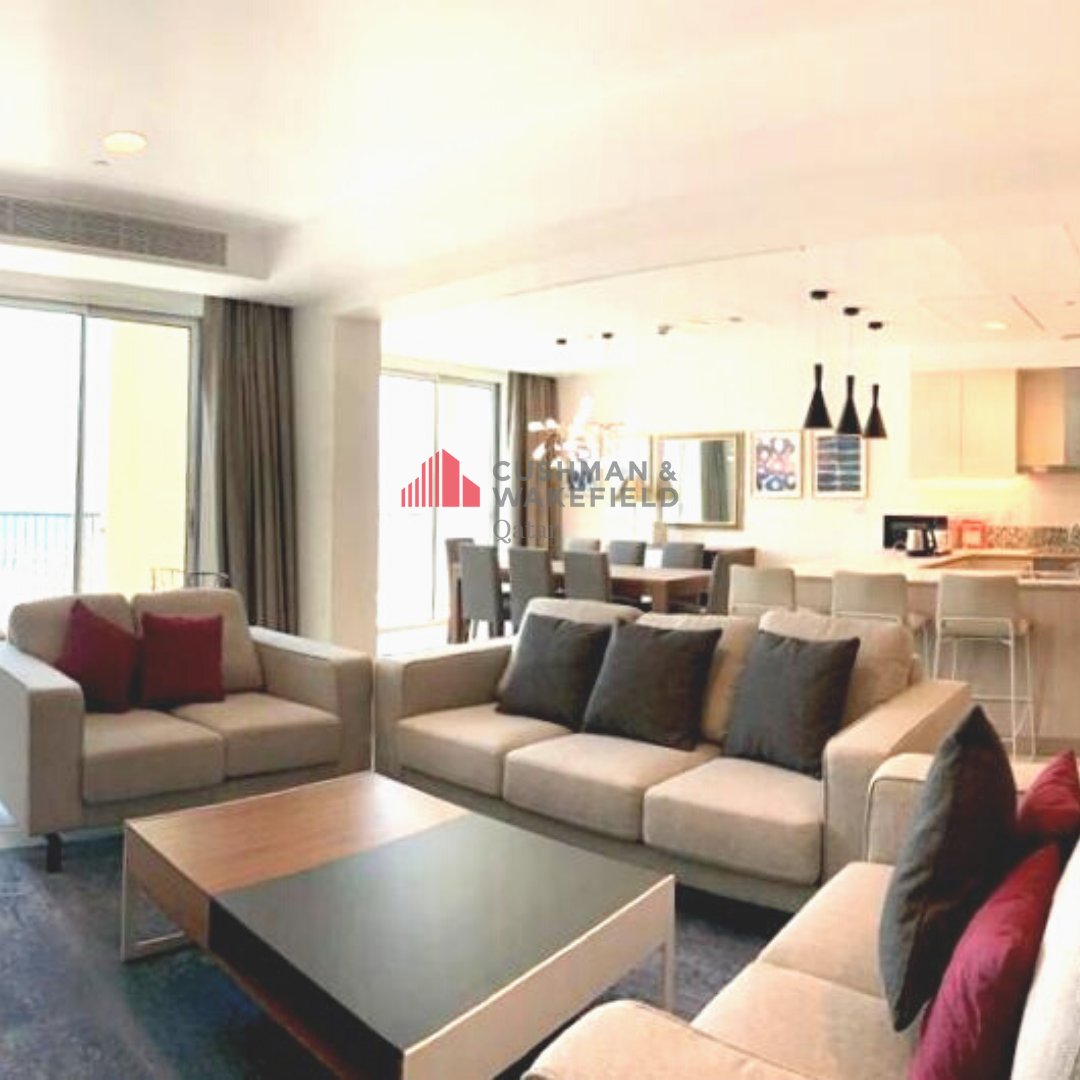 CushwakeQatar's tweet photo. This well-designed, 3 BR+maid’s room features a balcony with Island &amp; sea views you can wake up to. 
* No Commission
* Internet, Cable TV, Qatar Cool &amp; Kahramaa included

Monthly rent: QAR 17,900
Contact: +97433541237
https://t.co/rYgRnd5QQT

#Qatar #Doha #sale #homes #realestate https://t.co/b2xIrvWtYN