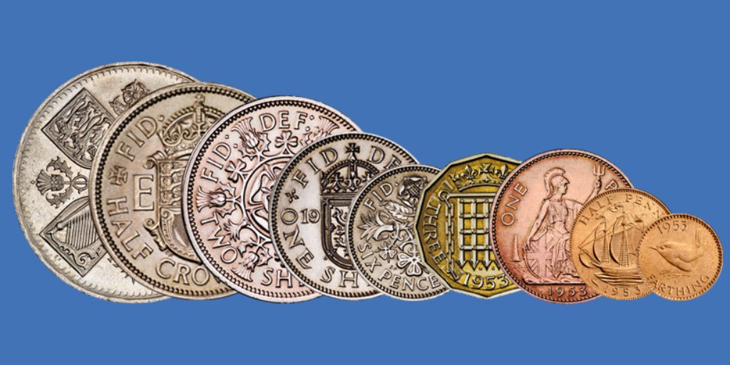 RoyalMintMuseum's tweet photo. Pounds, shillings and pence: the basis of the pre-decimal currency system in use until decimalisation.
Find out more about the system here:
https://t.co/ptUmljNybr
#Decimalisation #History #Coins #Numismatics https://t.co/hG7w0MPPLH
