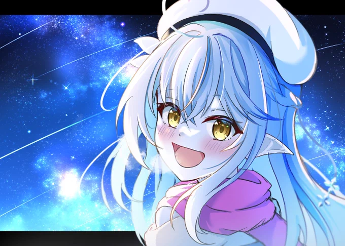 13日目 冬の天体観測#LamyArt  #ホロメン31日チャレンジ 