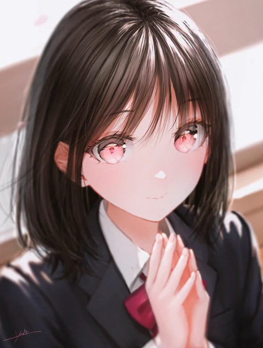 消極的で優しい頑固な子 