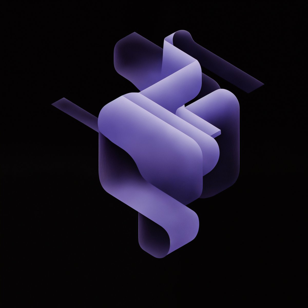 sadgalNFT's tweet photo. "Materia Mania" by @huemin_art  is a collection of abstract, AI gen forms set against a solid black background 🖤

Platform @braindrops_art 🧠
Minted Materia Mania 0531 (purple x texture transparent) 
Collected secondary Materia Mania 0133 (gray x ribbon) https://t.co/iebN5OlGVf