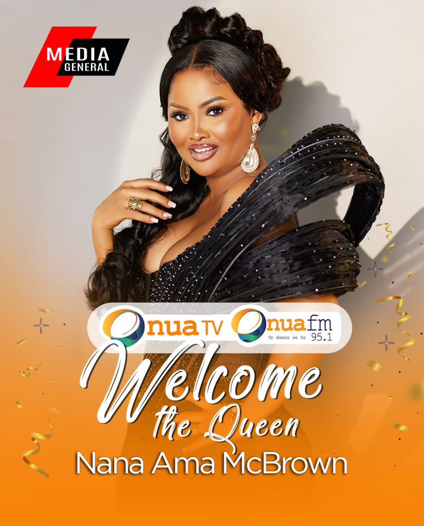 Today we announced our newest addition to the team - Nana Ama Mcbrown, who joins under the Onua Group as a presenter for @OnuaTV   

#MGStrong #MediaGeneral