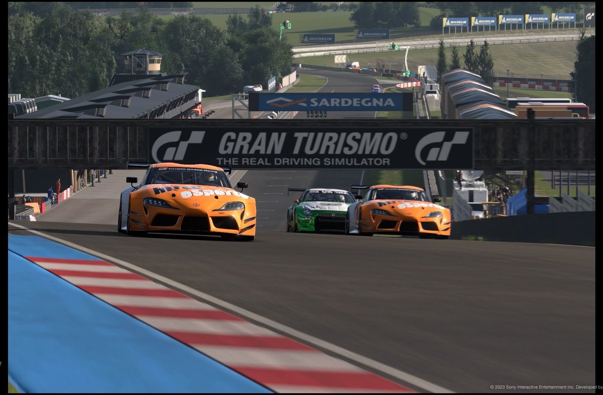 HiTEC_eSports's tweet photo. #GT7⚫🟠⚪
📋Temporada @Desafio_GT
🏁 #ALL_STAR_CHAMPIONSHIP
🗓️ Ronda 5/8 | Sardegna ✅
🏎️ Gr Supra '18
🥉 #CHONY
6️⃣ #CHAMO
Dejamos atrás Sardegna consiguiendo nuestro mejor resultado de la fase regular hasta la fecha, vuelta rápida incluida. Gran trabajo muchachos.
⚫🧡⚪ https://t.co/VNNaN4W9n6