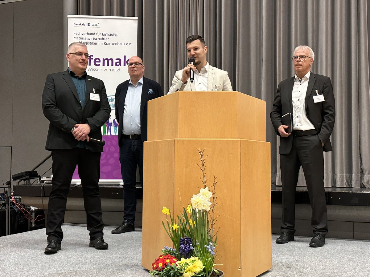 Begrüßung zur 39. #Bundesfachtagung <a href="/femak_ev/">femak e.V.</a> durch Norbert Ruch &amp; <a href="/gallmannschug/">Gallmann & Schug Consulting und Management</a>: Der Druck auf die #Kliniken lässt nicht nach, wir hoffen auf neue Erkenntnisse durch spannende Vorträge: #Einkauf unter neuen Marktbedingungen zwischen #Nachhaltigkeit, #Digitalisierung + Ökonomie“