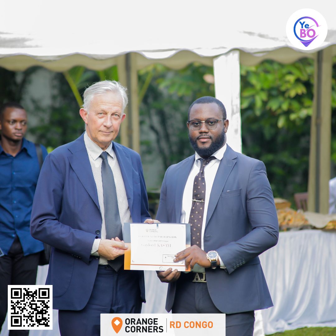 yebo_rdc's tweet photo. Oyé Oyé! Reçu par l'ambassadeur du @NLkinbrazza pour présenter la plateforme numérique https://t.co/oEEbiih86c pour la promotion de la destination congolaise étant incubé @OrangeCorners 4ème Cohorte. Découvrez les meilleurs activités touristique en RDC depuis votre mobile. https://t.co/UobkRMc0Y9