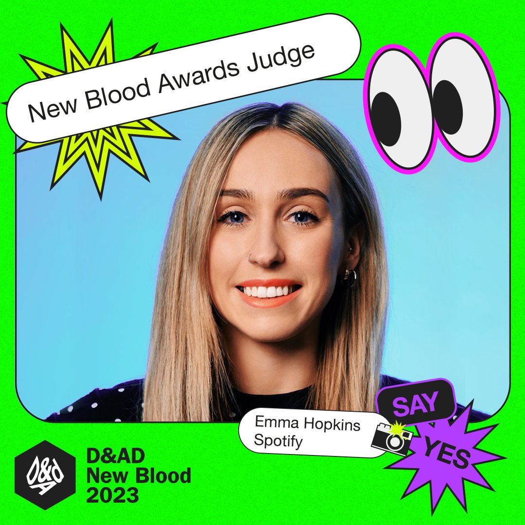 Excited to be back with @DandADNewBlood #NewBloodAwards this year where I’ll be judging the White Pencil category - 'Design For Good'. 

I can’t wait to see the next generation of creatives showing their talents and campaigns aiming to do good and improve our world.

🤍✏️