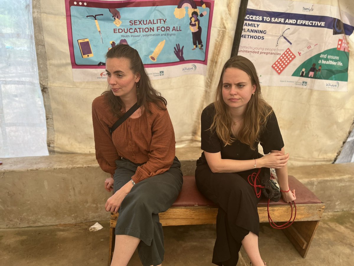 action4hU's tweet photo. Having a chat with Peer facilitators at  Malangala Health Centre about services they offer at the youth-friendly corner. 'We are able to provide prescribed medications to youth from the corners, SRH information and services.' https://t.co/Qn1bbcd7oy