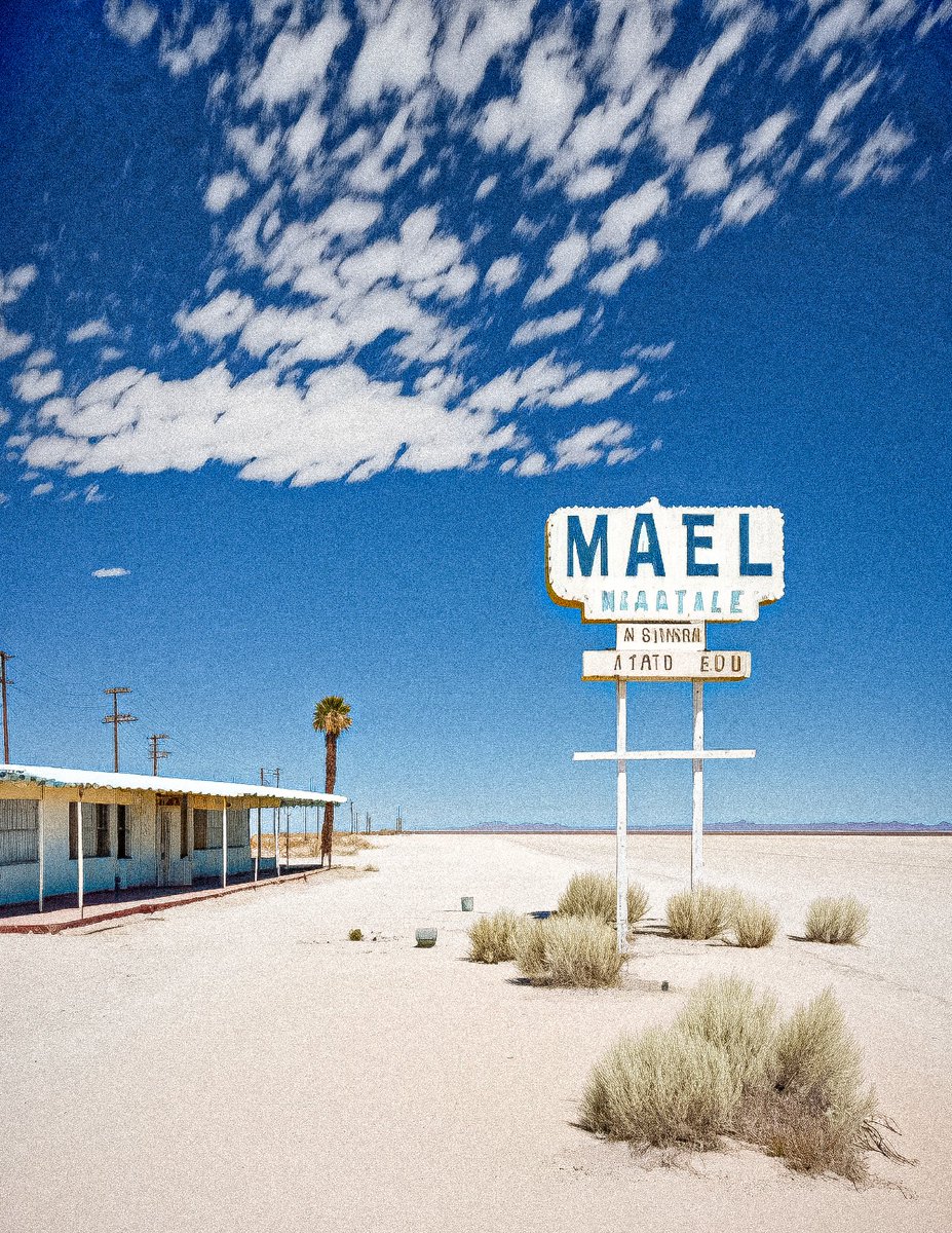 M04ASA's tweet photo. πDAY 8/10π
"BEACH SIDE MOTEL"
10 Days of AI challenge
#10DAYSOFAI #AIIA https://t.co/7XIoUkWDi5
