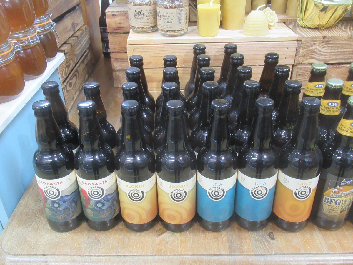 AnthonysFarmSh1's tweet photo. The @backyardbeer brewery 'may' have gone but we still have a small stock of #Backtard beers left including blonde! Together with a full range of lots of other great breweries. #realale https://t.co/D99JIeIXTM