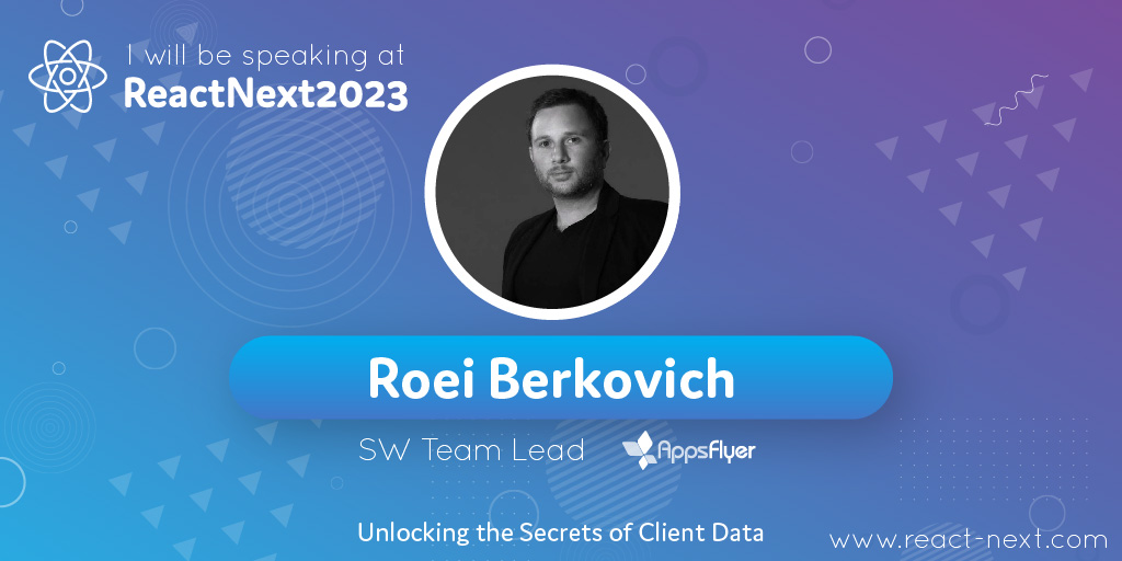 I’m excited to announce I'll be speaking at the @ReactNext  conference on June 27th! In my talk, I’ll share insights on how to collect and analyze real user logs and monitors, to uncover valuable insights and create better user experiences.
@AppsFlyerDev  @AppsFlyer