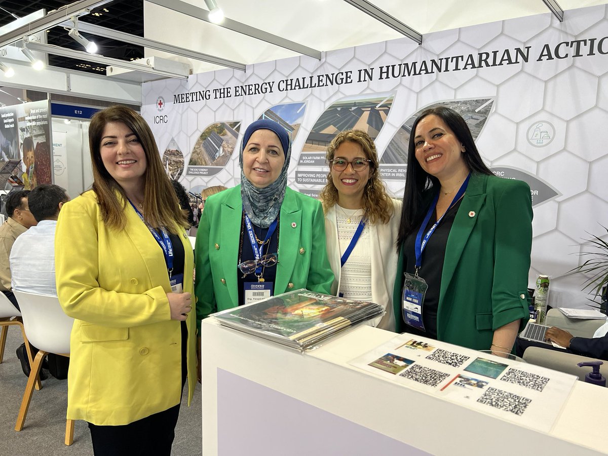 Biltaji1980's tweet photo. Lots of action at @dihad 2023! Make sure to visit our stand #F09 to learn more about how the #ICRC is meeting the #energy challenge in #humanitarian action!

@RubaAfani @cdaltonICRC @JessicaMoussan @ayateldewary @faraqid @JBattikh  @ICRC_ar https://t.co/fJzpltB6l2