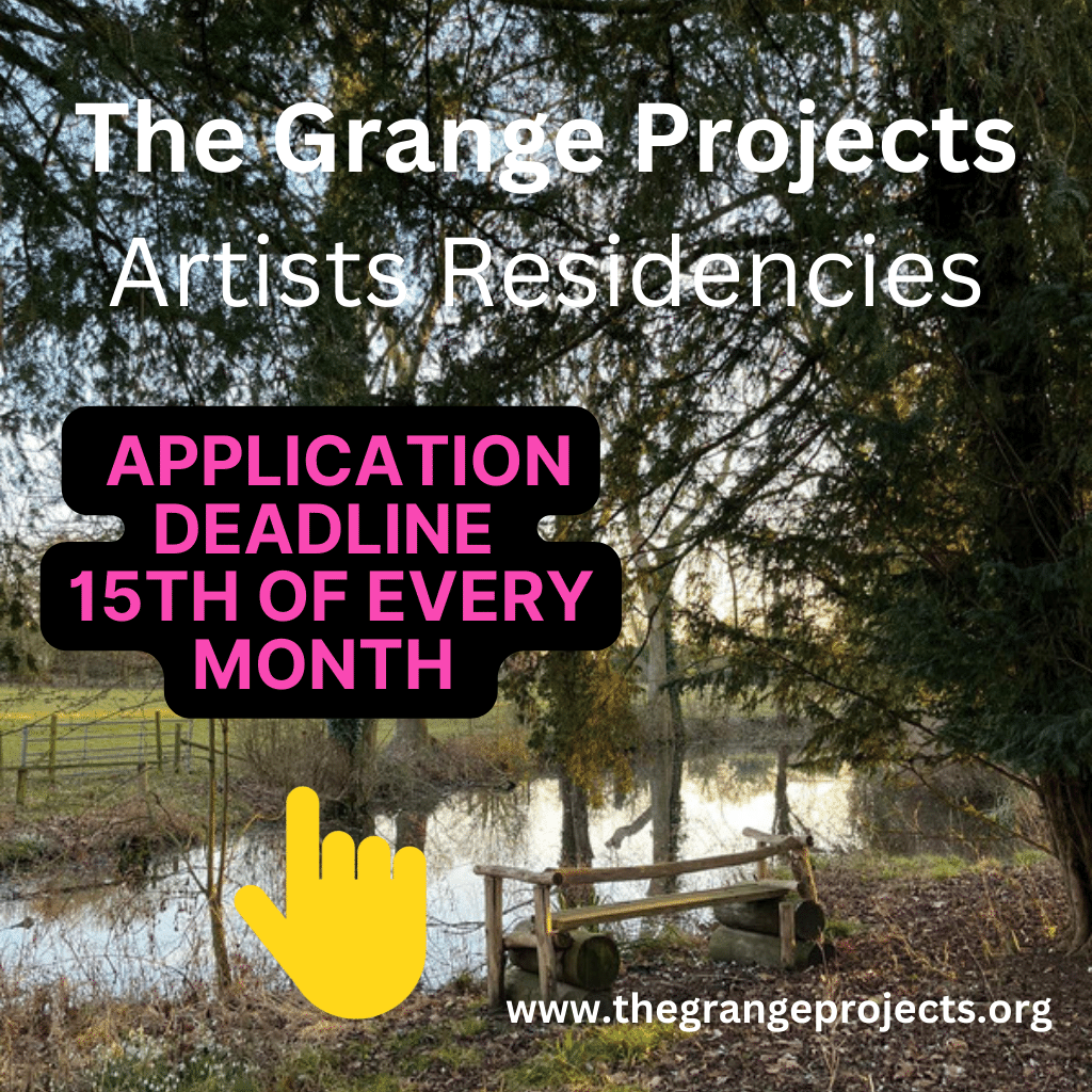 DON’T FORGET TO APPLY Next Deadline Wednesday 15 March The Grange Projects ‘PAY WHAT YOU CAN’ Artist Residencies Rolling deadline 15th of each Month. 
thegrangeprojects.org/in-residence-2…
#artistscallout #artistresidency #artistresidencies #opencallout #artists #paywhatyoucan #generosity