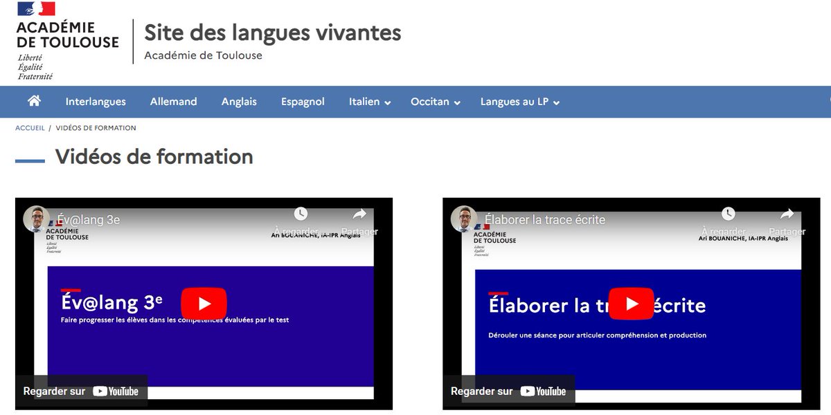 LV_edu_num's tweet photo. 📣 Un webinaire sur #Evalang » des IA-IPR d’🇬🇧 de @actoulouse est en ligne ➡ https://t.co/psQNcklXdZ https://t.co/0NpiO7OxNb
