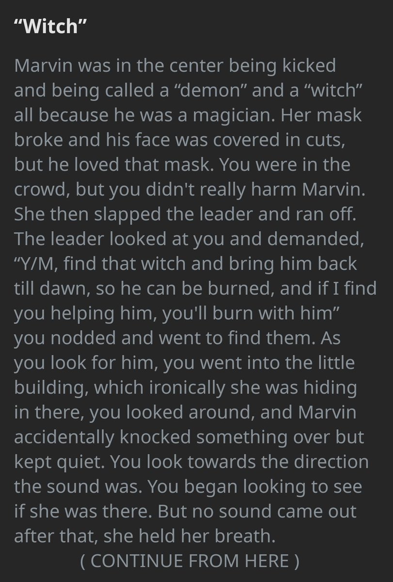 { open roleplay, you don't have to roleplay if you don't wanna }