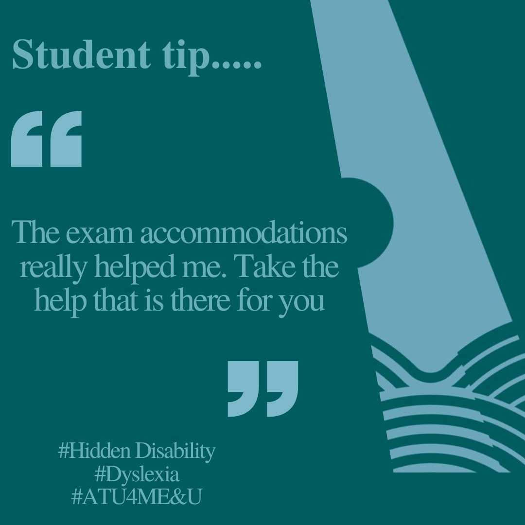atuhealthysligo's tweet photo. We asked dyslexic students to give advice that might help other dyslexic students. Swipe to see what they had to say ➡️➡️➡️
#dyslexia #hiddendisabilty https://t.co/GTulk7xQFq