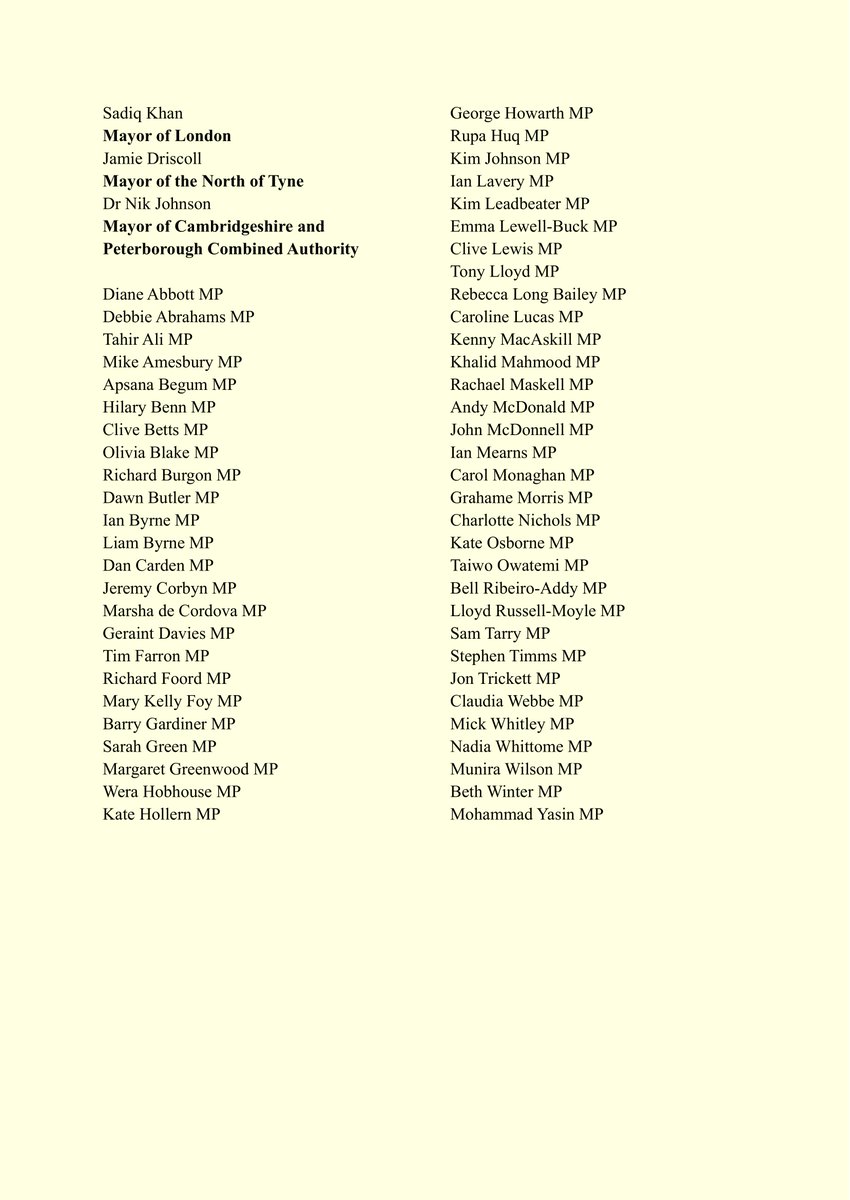 Zarah Sultana MP tweet media