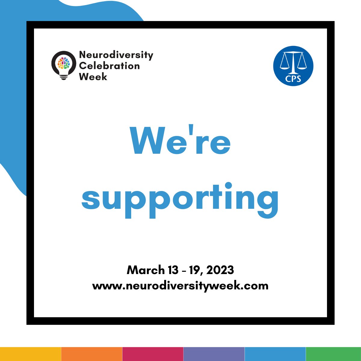 CPSUK's tweet photo. 🌟The CPS is proud to be supporting #NeurodiversityCelebrationWeek, an initiative that challenges misconceptions about neurological differences.

CPS Staff will be participating in a variety of webinars this week, aiming to increase their understanding of neurodiversity. https://t.co/j5Ld9UXOpO