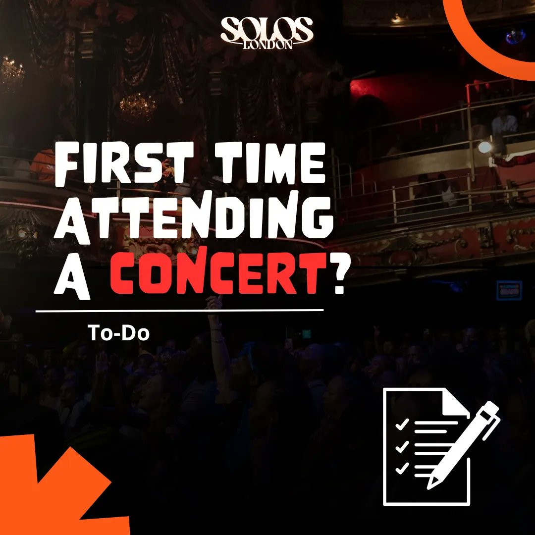 SolosLondon's tweet photo. You're preparing to attend a concert for the first time and you don't know where to start? We've got you!

Here are a few things to bear in mind: 

(A thread) https://t.co/oPI0cjfjfa