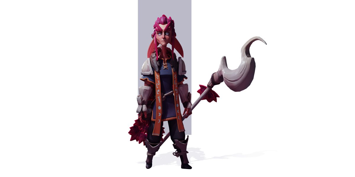MNicholson_Arts's tweet photo. Posed and finished up. Full project over on #artstation 
 
https://t.co/TjaQfTVnpd

#gameart #characterart #3dart #zbrush  #gamedev #Photoshop #stylised https://t.co/CCVrZIWaja
