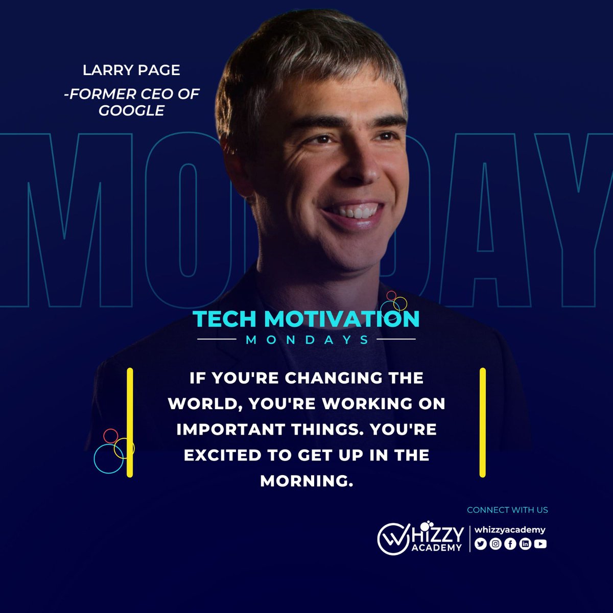 WhizzyAcademy's tweet image. Believe in the power of your dreams. Every great achievement begins with a single step. Keep moving forward and you will get there. Like post and share.
-

#whizzyacademy #mondaysmotivation #startweekright #tech #workinspiration #Anita #BlackSherif