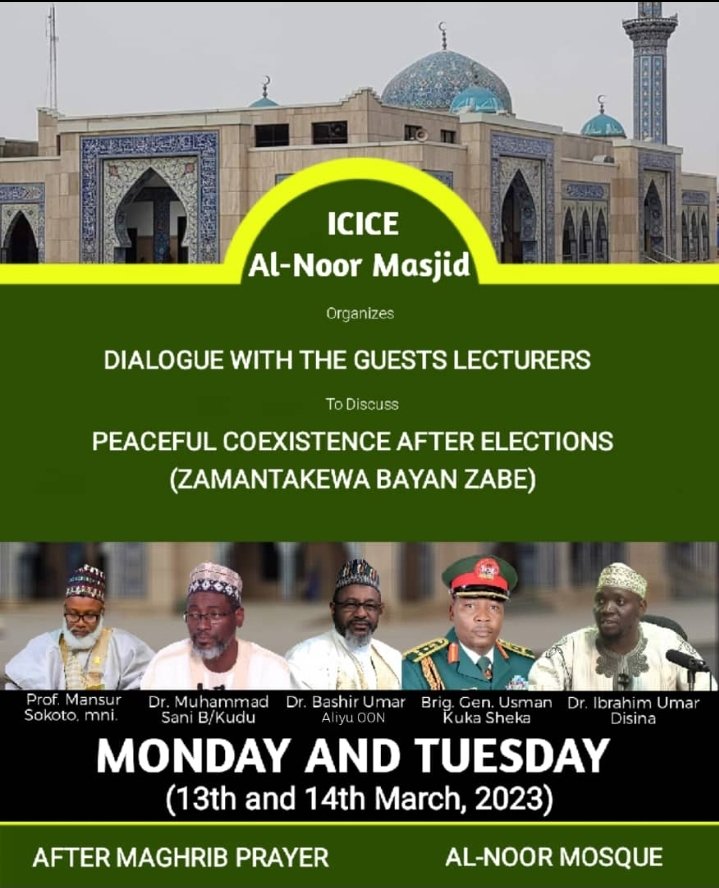 Nooralanoor01's tweet photo. The will commence today In Sha Allah.  Monday, Tuesday, Wednesday and Thursday 13th ,14th 15th and 16th March 2023.*l Between Magrib and Isha Prayers. https://t.co/sHVHHSGByA