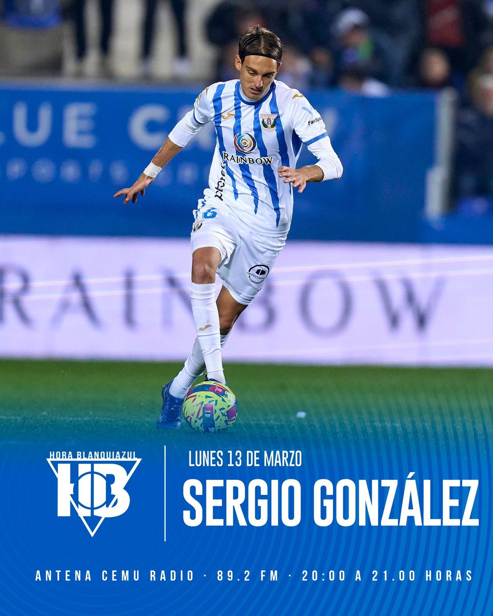 📻 RADIO | Esta noche a partir de las 20:00 en <a href="/AntenaCEMU/">Antena CEMU Radio</a> nos visita el uno de los capitanes del <a href="/CDLeganes/">C.D. Leganés</a>, Sergio González.

🚨¡Empezamos a las 20:00!

Puedes dejar tu pregunta usando #SergioGonzálezHB