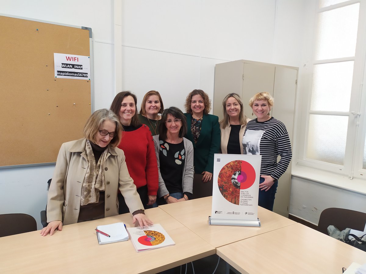 igualdad_na's tweet photo. 📣 El INAI se reunió el jueves pasado con el Departamento de Universidad, Innovación y Transformación Digital, con presencia de @ADItech y @tracasa Women Group y con el Departamento de Cultura @gob_na, para su próxima adhesión al Pacto Foral por los Cuidados. 

#PactoCuidados https://t.co/ULxUcw3jLW