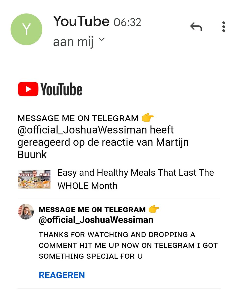 JeukMan's tweet photo. @therealweissman 
Somebody tried to lure me to telegram with an fake account wilt your name spelled wrong.. https://t.co/yPPjSut0ps