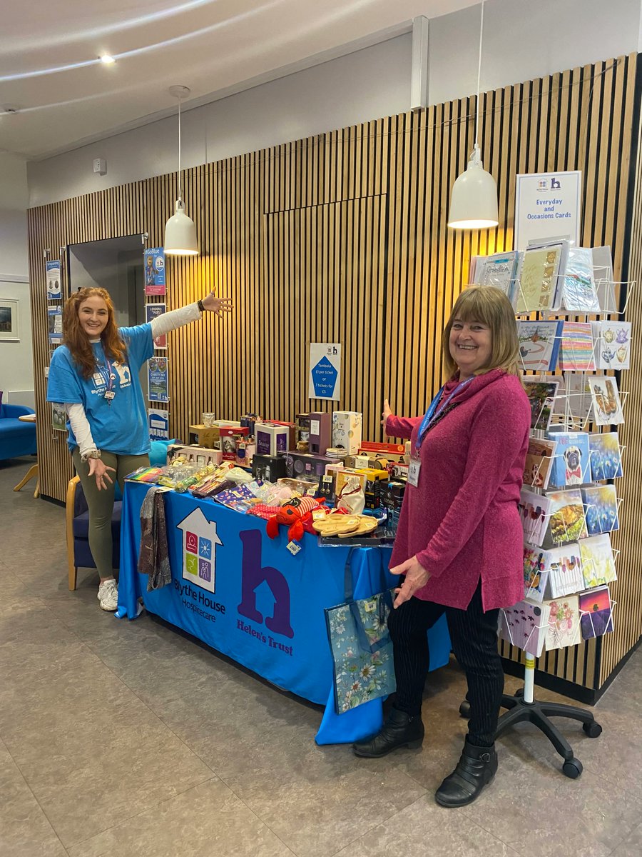 Come and have a go on our #GoBlue tombola in the hospice reception area. Open Monday to Friday, 9am to 5pm, tickets are £1 each or seven for £5! 💙