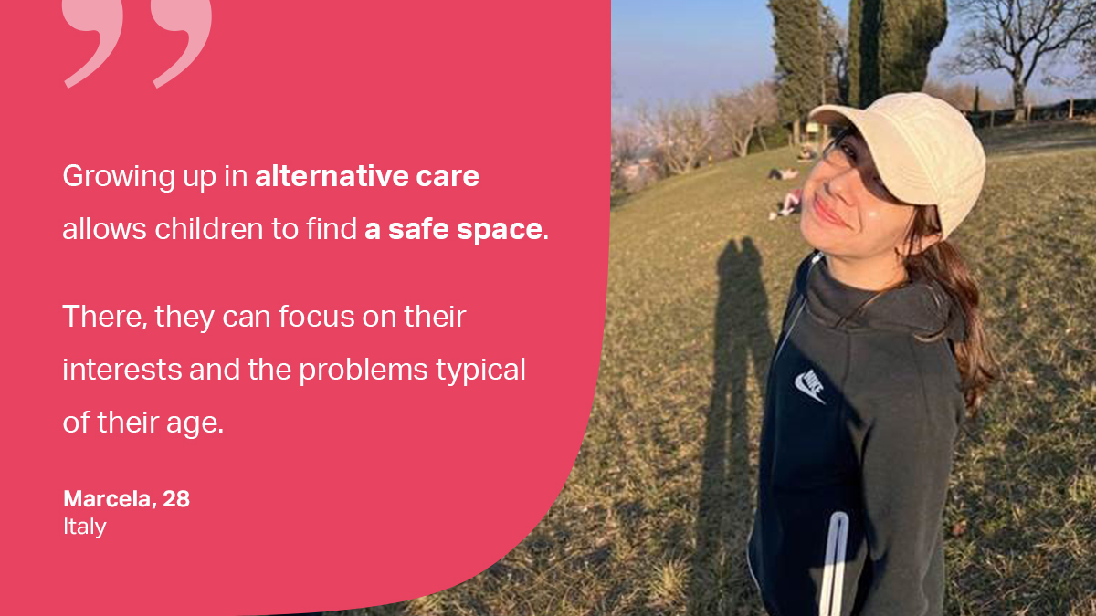 sos_children's tweet photo. By talking about their experiences and sharing recommendations, children and young people who have lived in care contribute to positive developments in alternative care systems. Their voices must always be embraced. #ListenToUs https://t.co/ywROwNDzu2