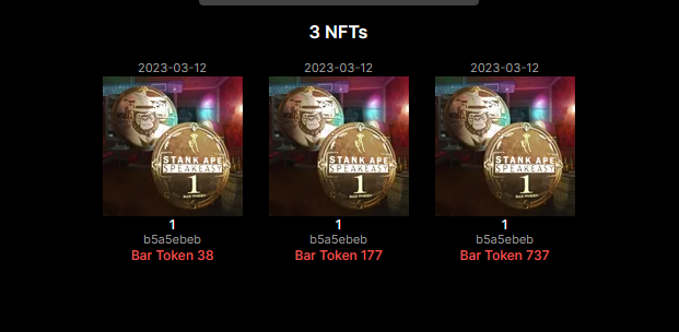 LAB_AnatomyNFT's tweet photo. Received our Bar tokens from @StankApeSE
๐ค
#cnftproject #Cardano #CardanoCommunity #NFTCommunity #NFT #nftart #AnatomyNFT #ARF #TheLab https://t.co/PYvcwz06tU
