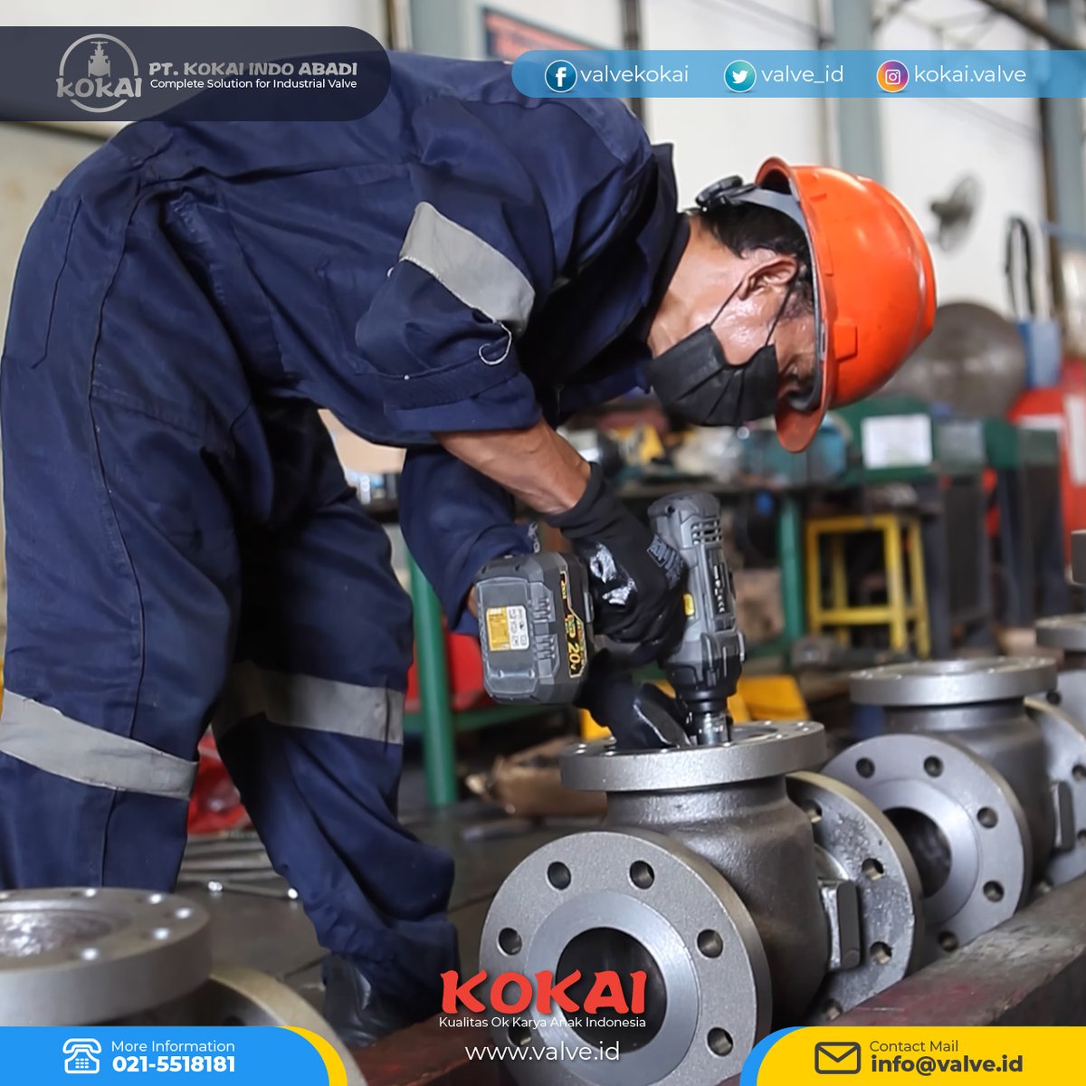 valve_id's tweet photo. Assembly Process of Check Valve Class 300 WCB 4" for The Pertamina Hulu Rokan Project

KOKAI VALVE - Complete Solution for Industrial Valve
For Information &amp; Order
Whatsapp : 0858-8349-6821

#checkvalve #valve #migas #oilandgas #manufacturer #kokai #kokaivalve https://t.co/NCHXvaWMso