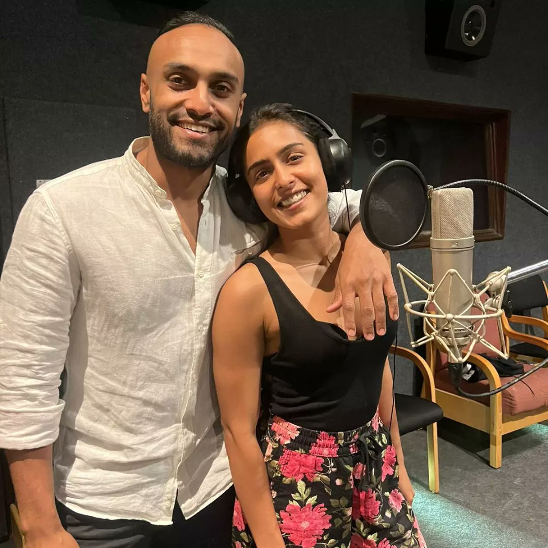 .<a href="/SamyukthaHegde/">Samyuktha Hegde</a> has just finished dubbing for her upcoming film, #Kreem. The movie is directed by Abhishek Basanth and is written by Agnis Sreedhar 

#Kreem #Kannadafilms #KFI #Kannada #Sandalwood #Dubbing