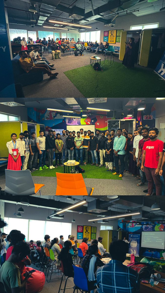 Web3Sabha's tweet image. Kudos👏 to @hyperlaneIndia  for the awesome #Hyperlaunch events in Chennai, Nagpur, Kochi, Kolkata &amp;amp; Hyderabad.
 
Congrats to the speakers &amp;amp; partners for making it happen! 🤩 @0xHashir @0xsoorya @imanishbarnwal @0xrishikesh @Akshayacodified @Nivv07 @sivramshastri  @hyderabaddao💪