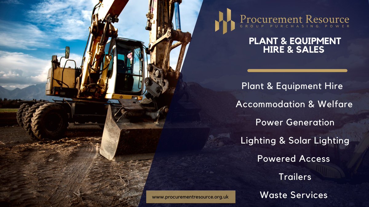 Whether you're looking for a power tool or 13-tonne excavator, PRL offers negotiated rates with many of the main national &amp; regional plant, tool, equipment, &amp; tractor hire companies🚜

Let our dedicated &amp; experienced team tender your requirements
Call us on 03333 580 055 📞