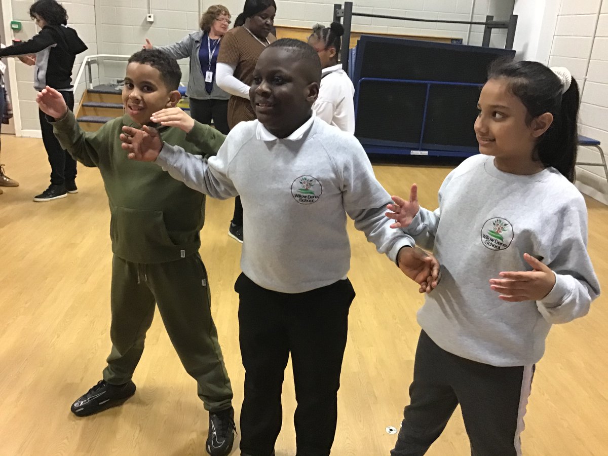 “Lord, what fools these mortals be!” having fun and building relationship through our Shakespeare for schools workshop. Can you guess the play? #amidsummernightsdream #SSF #inclusivetheatre #theatreforall