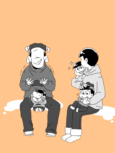 バブではないけど大昔にちいこい松描いてた。 