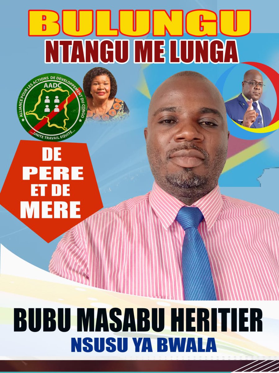 aadc_officiel's tweet photo. *AADC|KWILU|*   Feu🔥 le guerrier BUBU MASABU HÉRITIER, a fait bougé Kwilu en faisant adhérer plusieurs personnes de ce coin de la RDC à la vision du parti. 
AADC! Victoire ✌️! Victoire ✌️! Victoire ✌️!
@fatshi13
@Presidence_RDC 
@dkadimaofficiel 
@CMbosoNkodia
@DeniseNyakeru https://t.co/tg2cCNNUEf