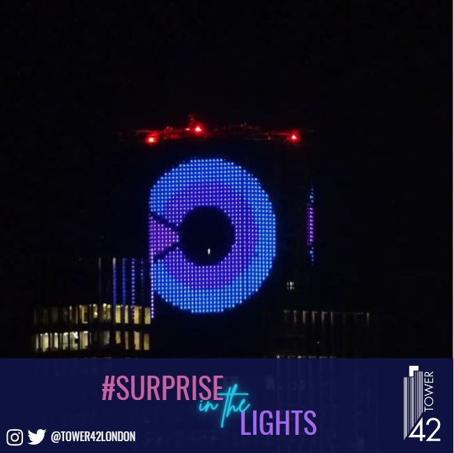 Tower42London's tweet photo. @Tower42London is currently lit up for @TargetOvarian  cancer this week
#ovariancancer #targetovariancaner #SurpriseInTheLights #LookUp #TakeALook #Proud #ProudToWorkHere #Tower42  #LondonSkyline #City #LondonRealEstate #Amazing #UK #SkyScraper #SkyLine #SkyScrapers #SkyLights https://t.co/0oYMAVHDho