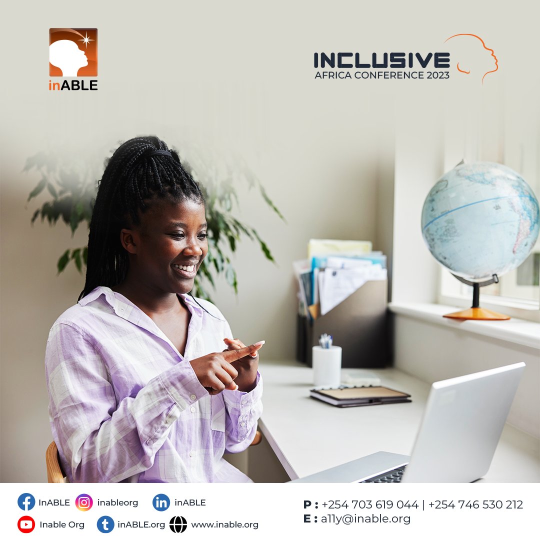 inABLEorg's tweet photo. Register for the Inclusive Africa Conference here
https://t.co/bs6u4ej4gf &amp; learn more about this

#InclusiveConference2023 #a11yafrica2023 https://t.co/yyPWDGtqv8