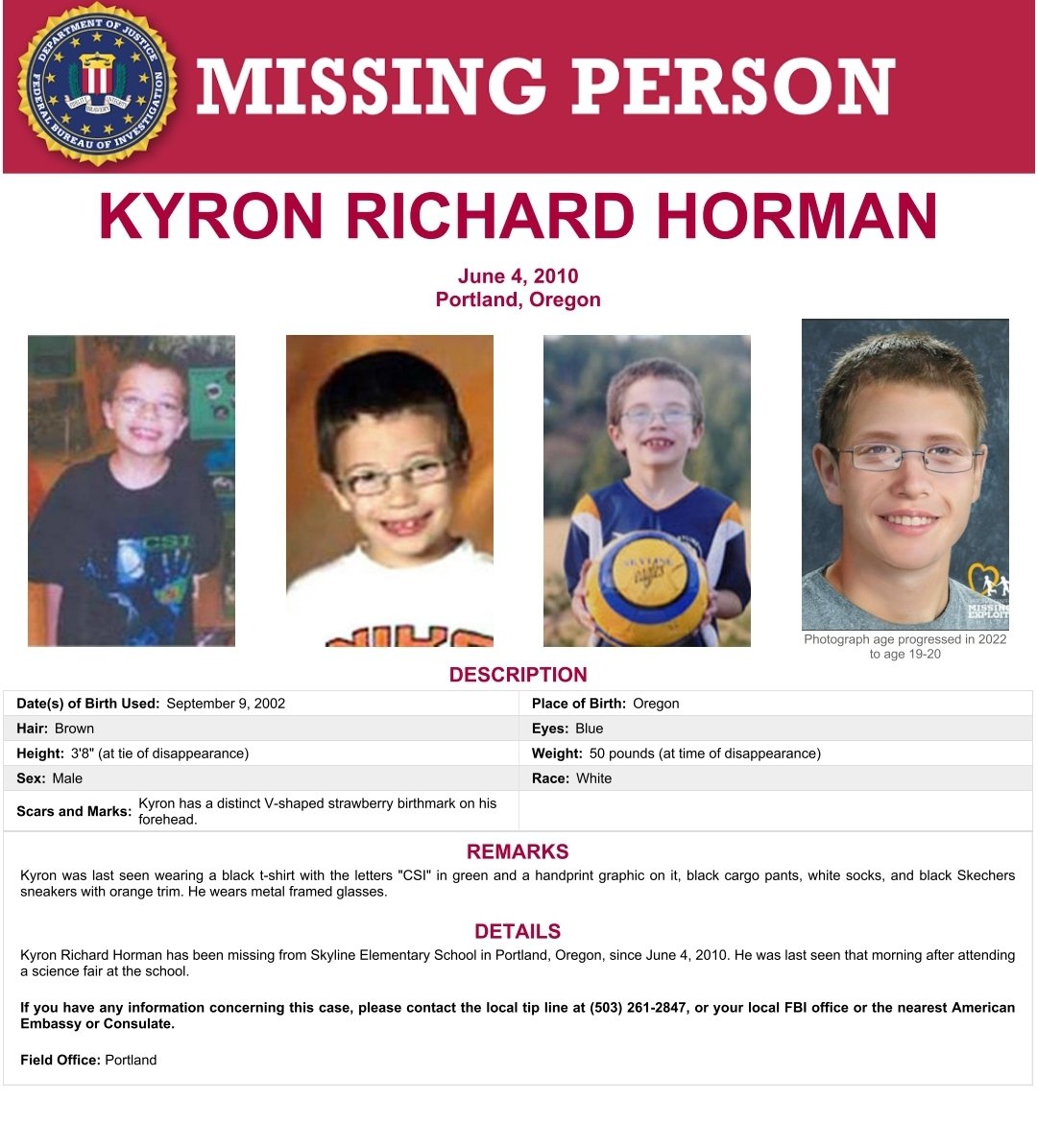 🚨 MISSING 🚨 

#KyronHorman 
#KyronRichardHorman
#Portland #Oregon
#MissingPosterMonday 
#MissingMonday 

Please Share!