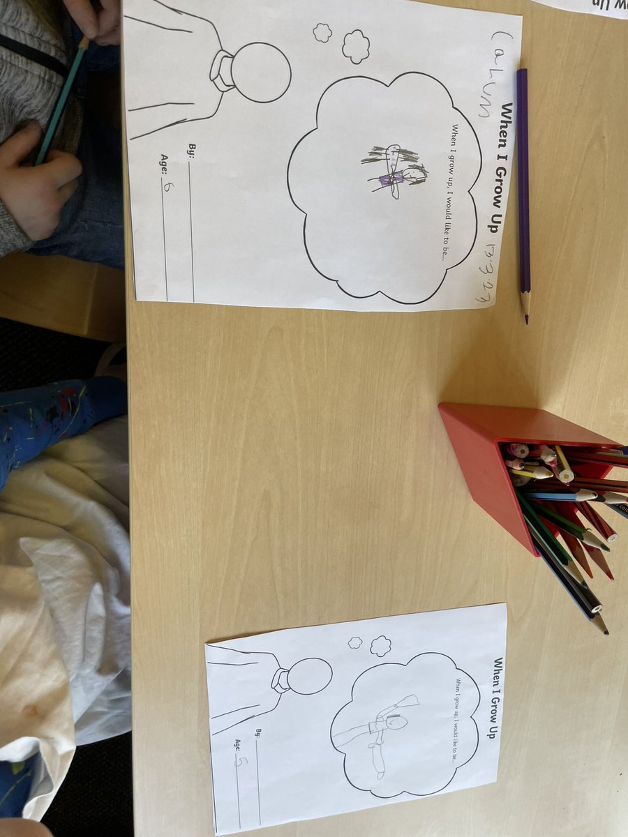 crosshill_ps's tweet photo. Class 1 are very excited to be beginning STEM week today! We have lots of ideas of what we want to be when we grow up. 🩺🩻🥼⚽️🏈👮🏻‍♀️👨‍🍳🎸👩‍🍼 #sacSTEMweek #crosshillclass1 @STEMLearningUK #sacSTEM https://t.co/wKGYuzR8rv