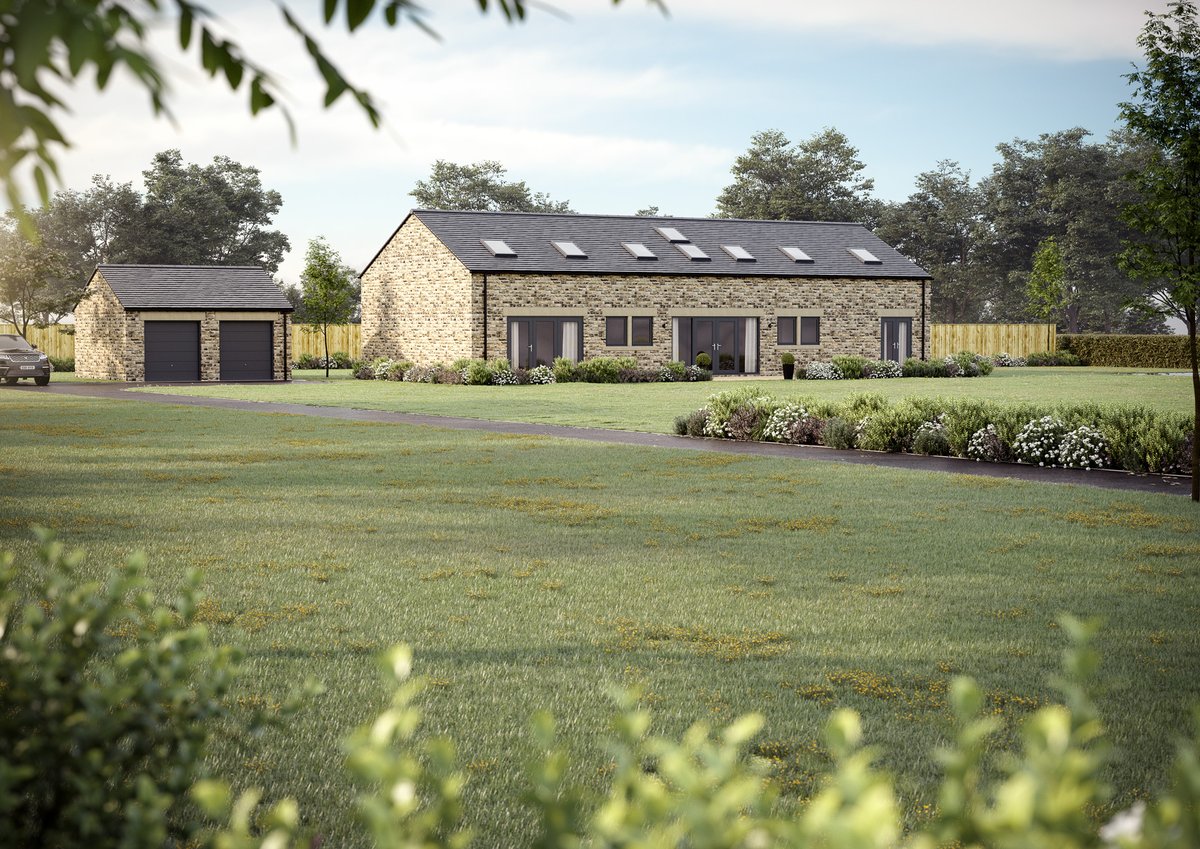 Plenty of land with this new build development in South Yorkshire. #CGI completed to bring this development to market &amp; start selling off plan. Get in touch if you think we could help with your project by adding some CGI marketing content  #render #3dvisualisation #archviz