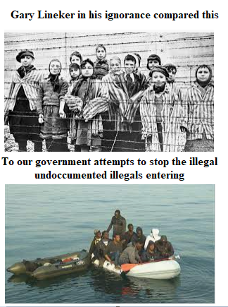 The establishment have skillfully avoided tackling the horrendous slander of Jewish victims memory's to our governments legitimate attempts to secure our borders, an offense, unlike the issue of free speech, would require immediate firing IMO
<a href="/BBCSport/">BBC Sport</a>